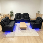 Titan dual motor home theatre recliner suite