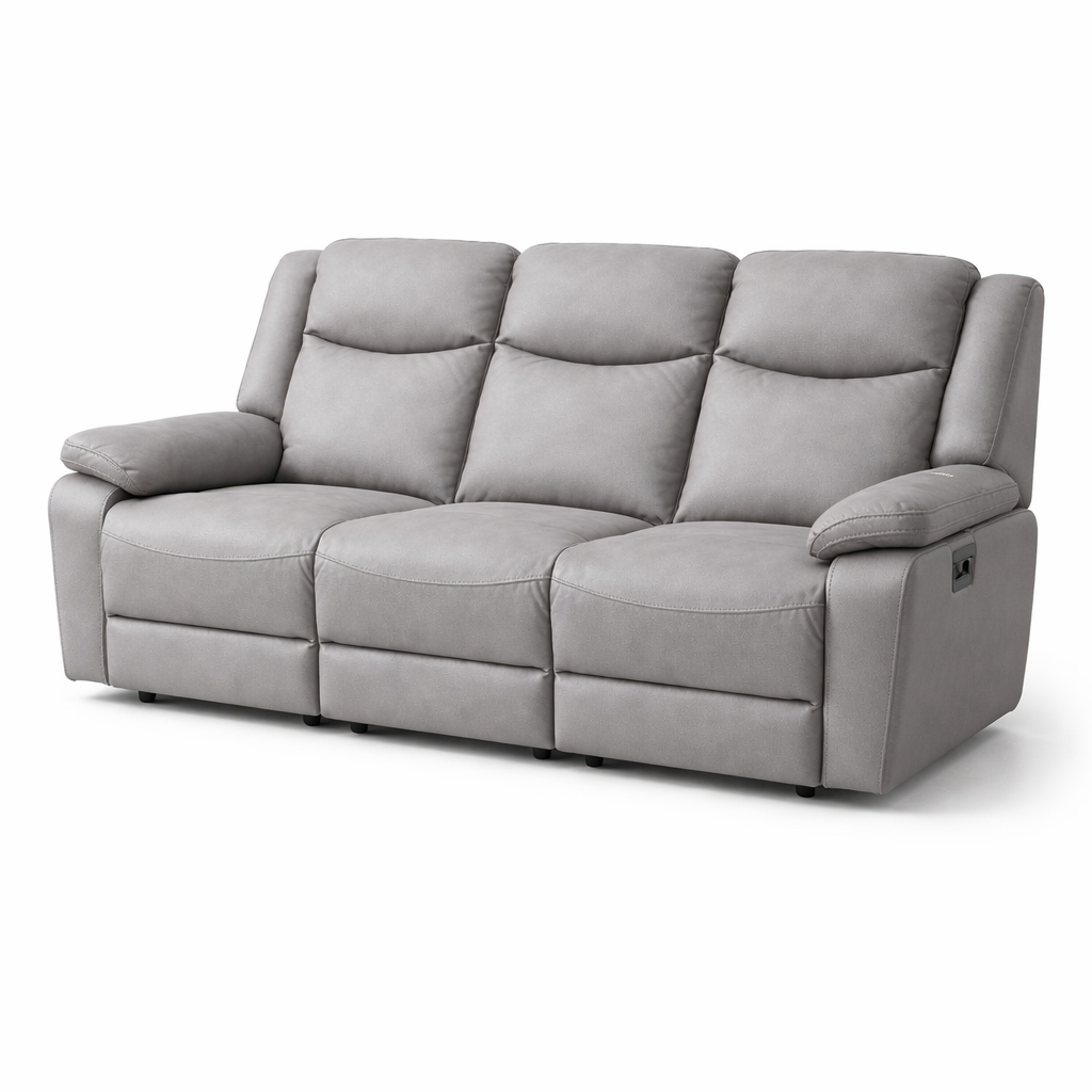 Preston Manual Recliner Lounge Suite -3 Seater + 2 Armchairs (3RR+1+1)