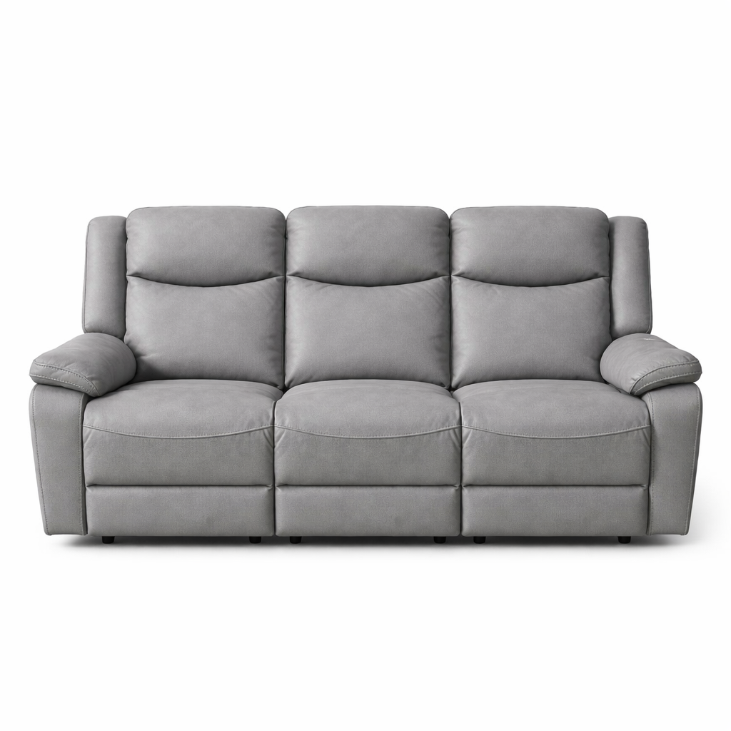 Preston Manual Recliner Lounge Suite -3 Seater + 2 Armchairs (3RR+1+1)
