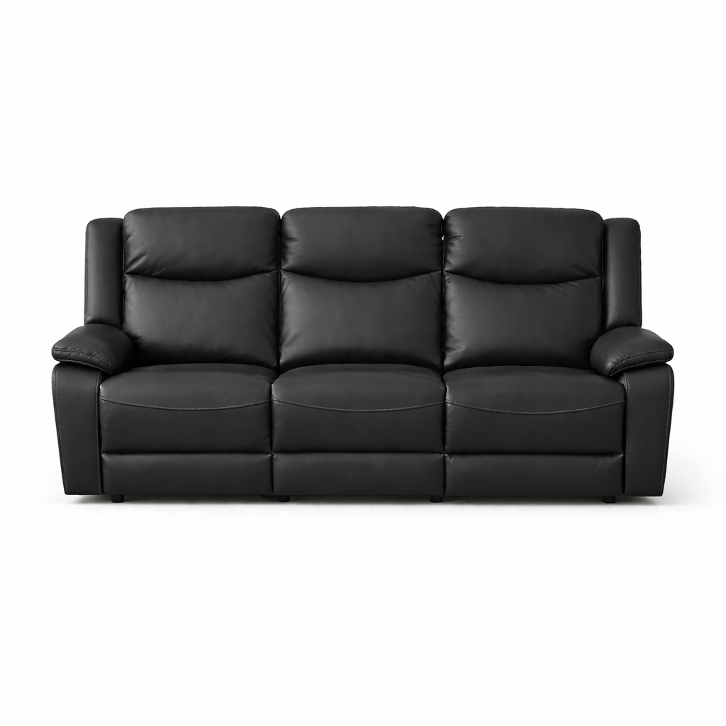 Preston Manual Recliner Lounge Suite -3 Seater + 2 Armchairs (3RR+1+1)