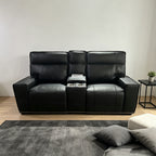 Hilton 2 seater leather electric recliner