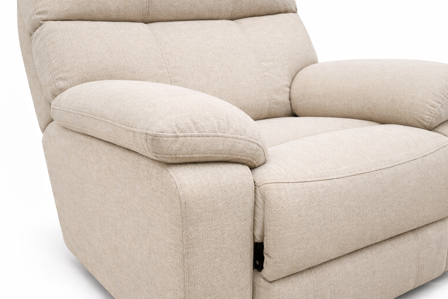 Byron Manual Fabric Recliner Chair -Sand Beige