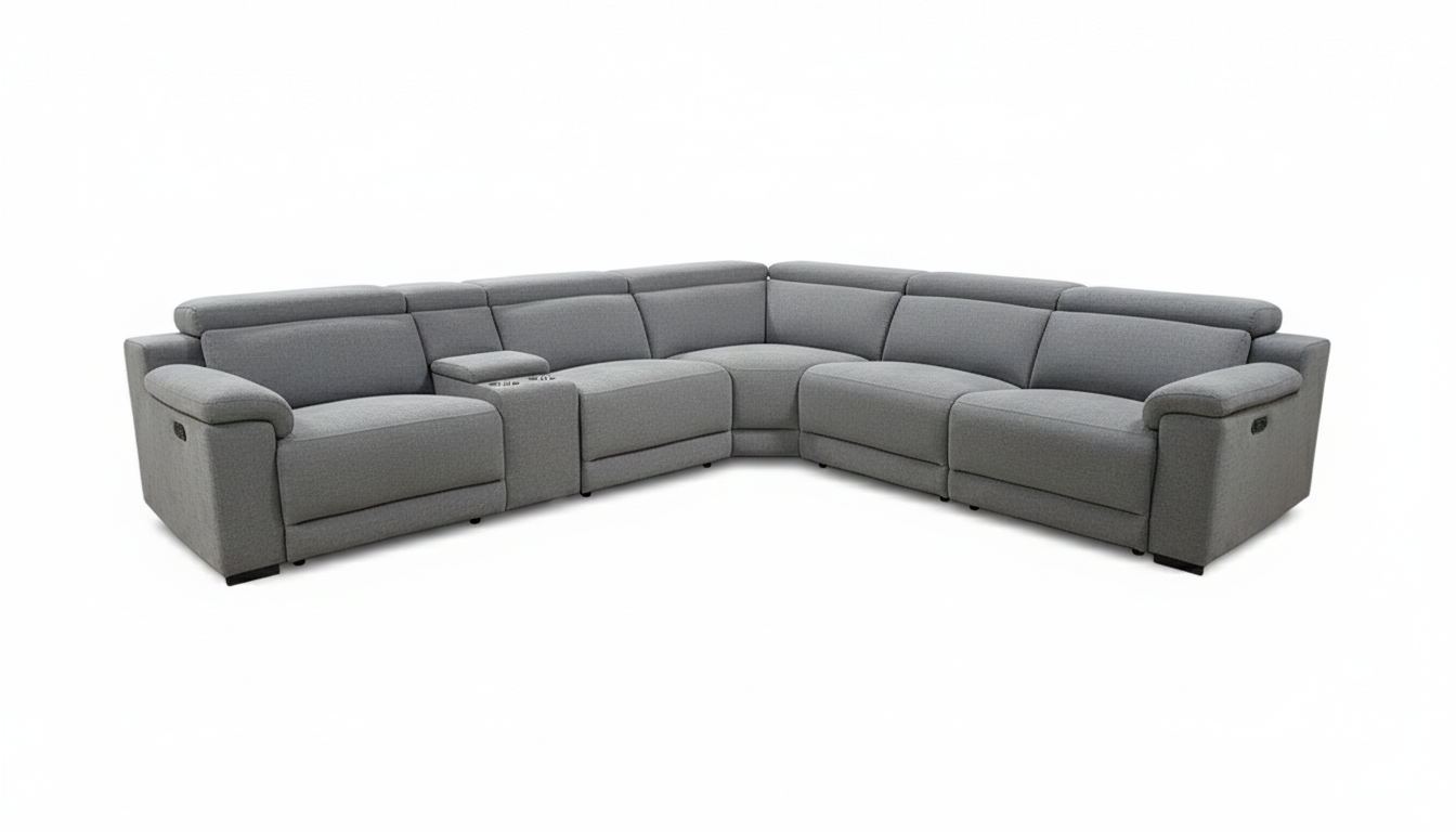 Nora Corner 2 Ends Electric Recliner -Fabric