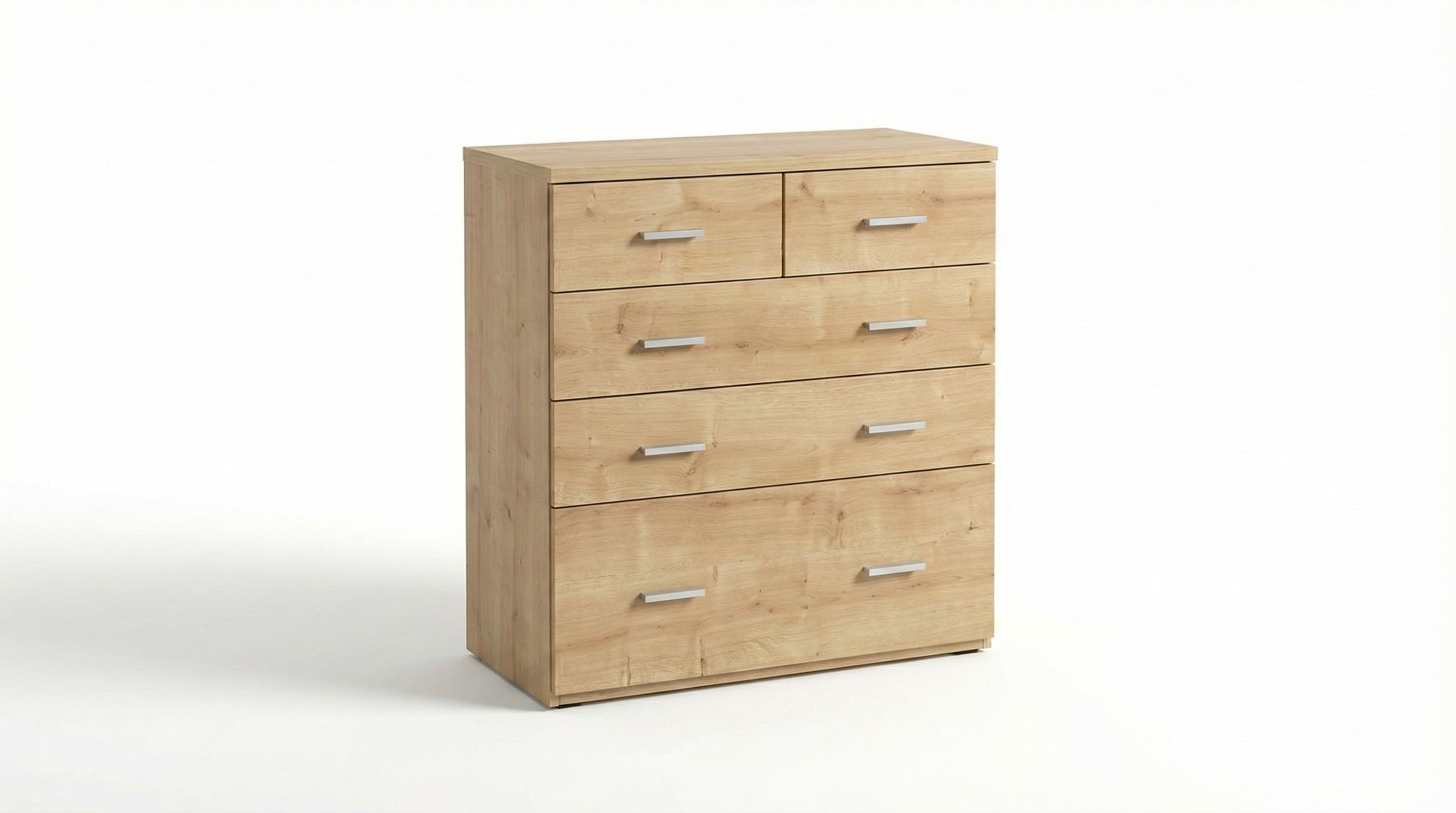 Light Oak Tallboy -5 Drawer Chest