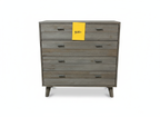 Ash Grey Tallboy -4 Drawer Chest