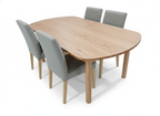 Byron Oval Dining Table -Natural Timber