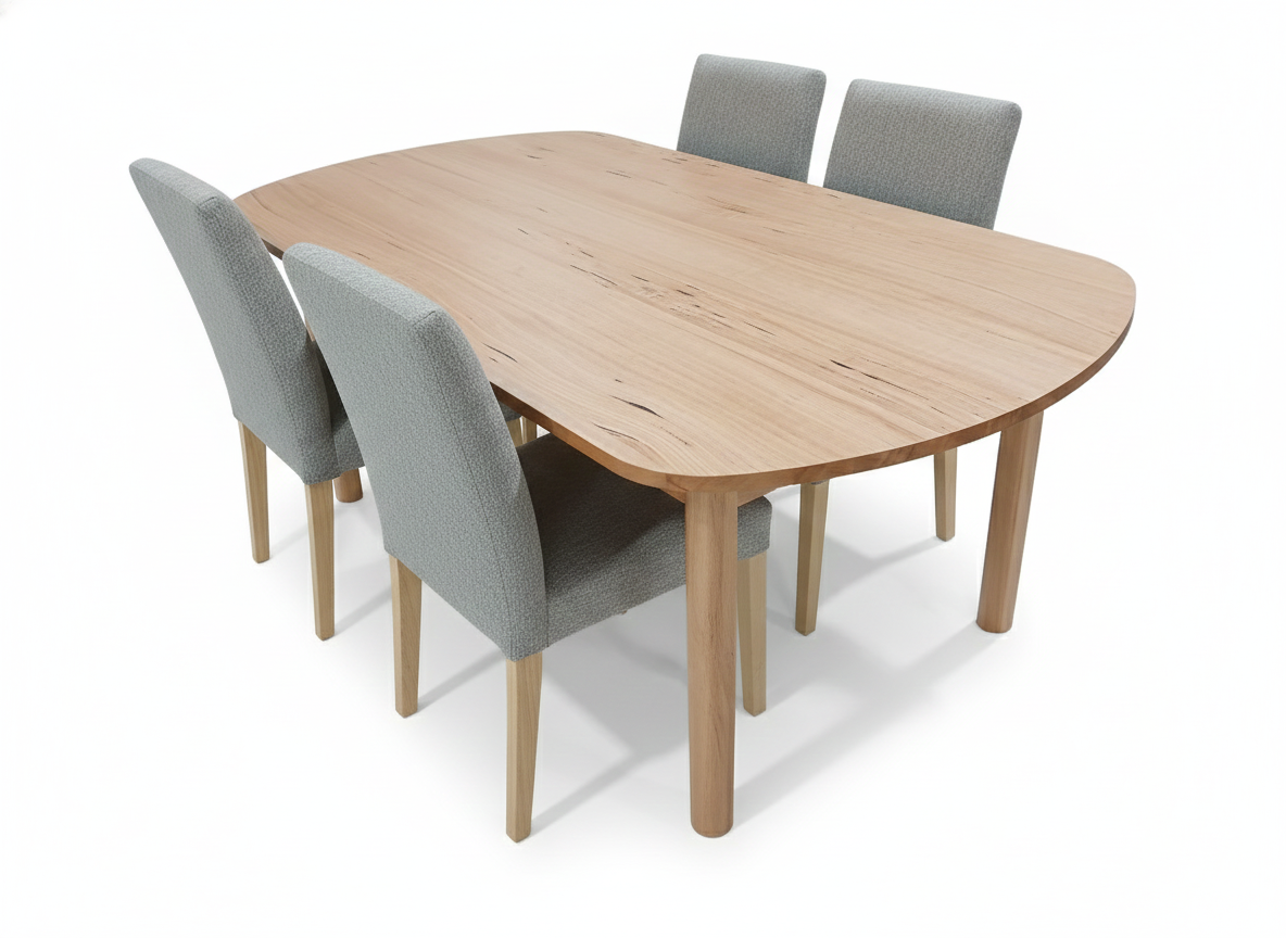 Byron Oval Dining Table -Natural Timber