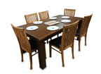 Richmond Timber Dining Set -6 Seater (7PC)