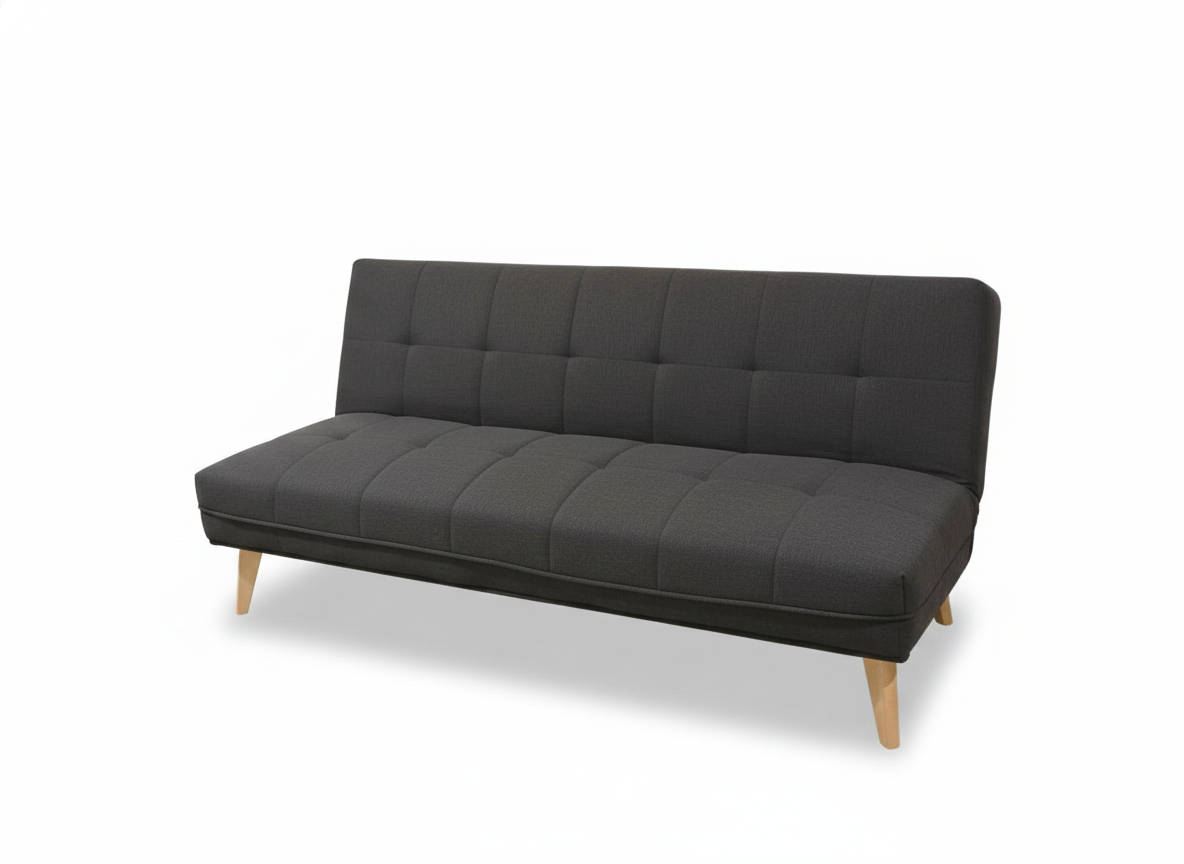 Aspire Sofa Bed -Charcoal & Light Grey