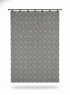 Sutton Micro Pattern Rug -Grey & White