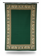 Allure Classic Border Rug -Emerald Green