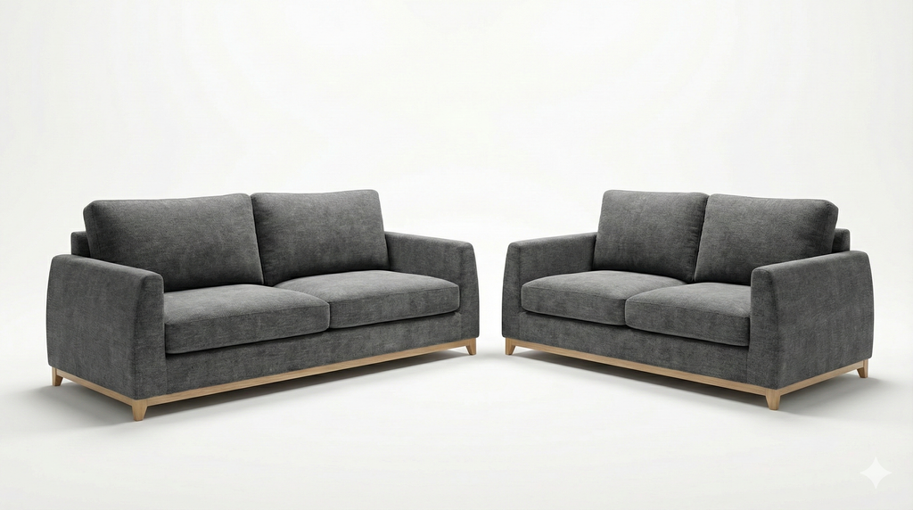 Elwood 2.5 + 2.5 Seater Fabric Sofa Set