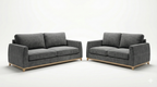 Elwood 2.5 + 2.5 Seater Fabric Sofa Set