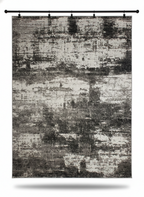 Cannon Abstract Rug -Charcoal Grey