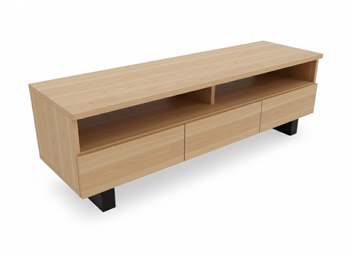 Atlantic Messmate TV Unit -Natural Oak Look