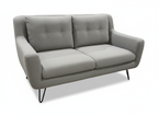 Metro 2 Seater Sofa -Light Grey Fabric