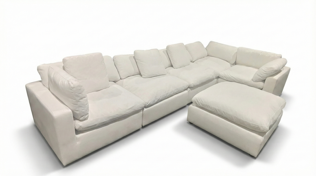 Cloud Modular Corner Sofa -Beige Fabric