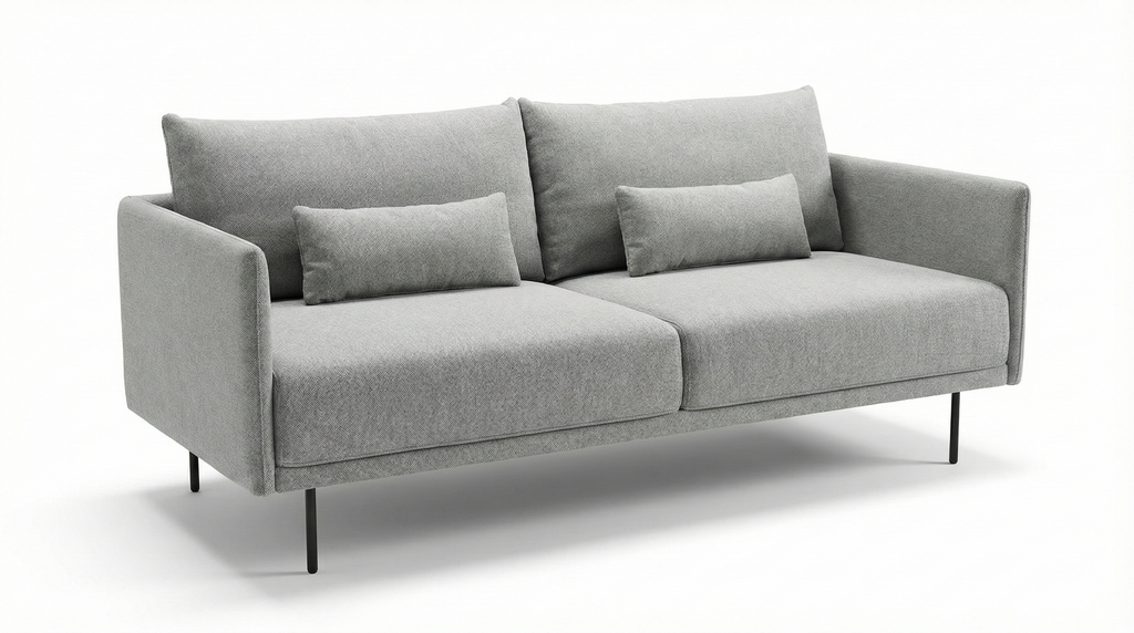 Oslo Light Grey 3 Seater Sofa