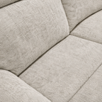 Angus Fabric Electric Recliner Sofa -Light Grey