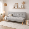 Aspire Sofa Bed -Charcoal & Light Grey