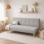 Aspire Sofa Bed -Charcoal & Light Grey