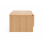 Byron Cane Bedside Table -Natural Oak Finish