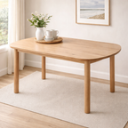 Byron Oval Dining Table -Natural Timber