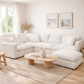 Cloud Modular Corner Sofa -Beige Fabric