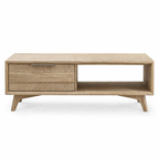 Larsen Coffee Table -2 Drawer Wood Living Room Table