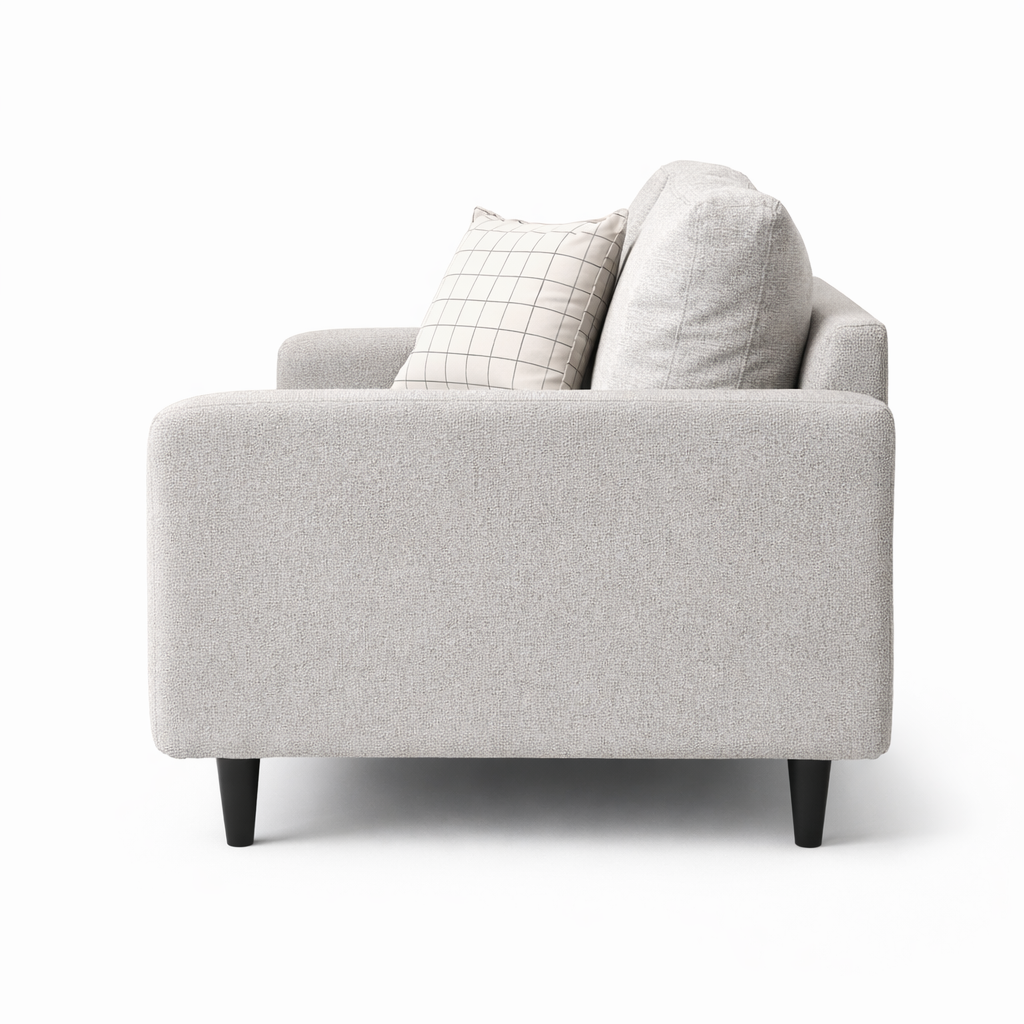 Trend Fabric Sofa -2 Seater Light Grey