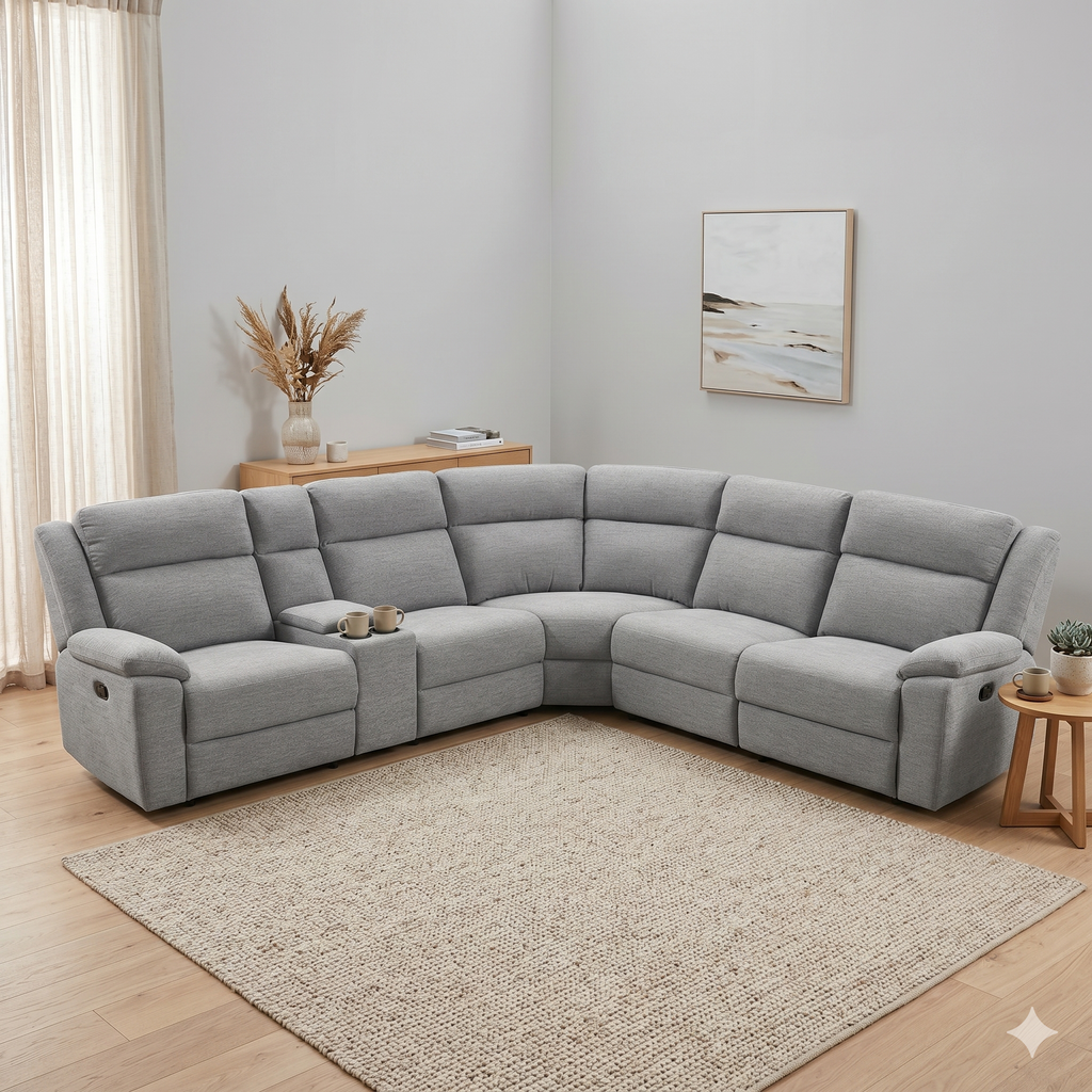 DREAM Corner Sofa with Dual Electric Recliners