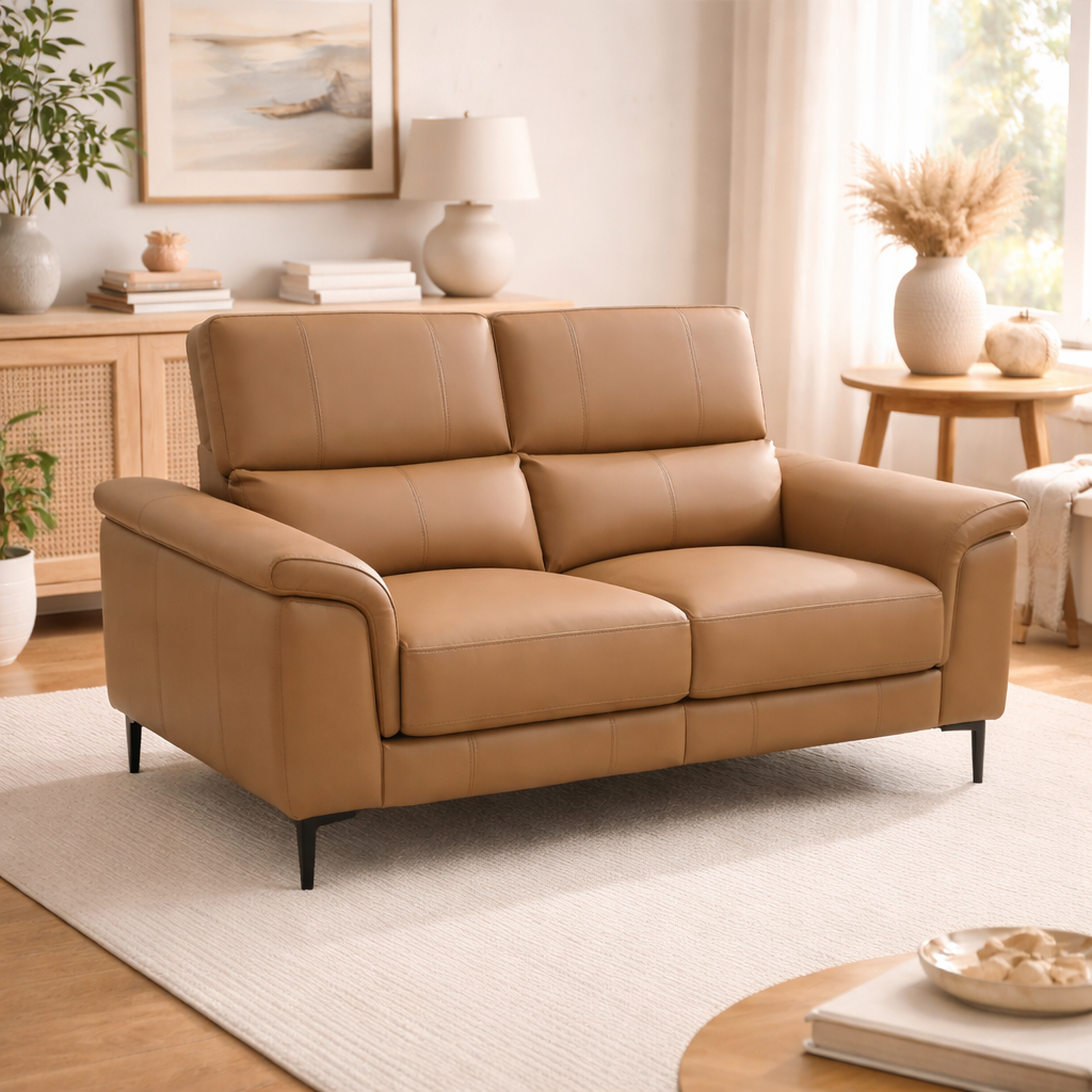 Kevin 2 Seater Electric Recliner -Full Leather Lounge