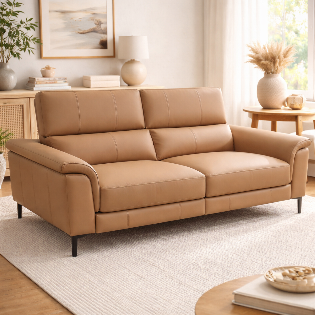 Kevin 3 Seater Electric Recliner -Full Leather Lounge