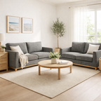 Elwood 2.5 + 2.5 Seater Fabric Sofa Set