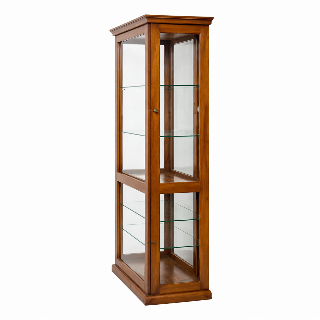 Hampton Glass Display Cabinet -Solid Timber Frame