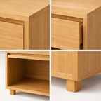 Haven Blue Gum Solid Timber Lamp Table