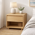 Haven Blue Gum Solid Timber Lamp Table