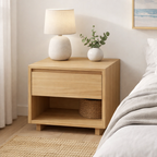 Haven Blue Gum Solid Timber Lamp Table