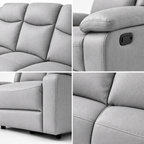 Preston Manual Recliner Lounge Suite -3 Seater + 2 Armchairs (3RR+1+1)