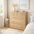 Light Oak Tallboy -5 Drawer Chest