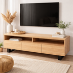 Atlantic Messmate TV Unit -Natural Oak Look