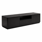 SOHO TV Unit -Modern Black Entertainment Console
