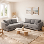 Nordic LAF 2S + Ottoman + RAF Modular Sofa -Light Grey