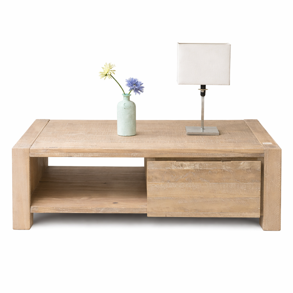 Harbor Oak Sliding Coffee Table