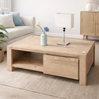 Harbor Oak Sliding Coffee Table