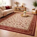 Mochka Classic Persian Rug -Red & Ivory
