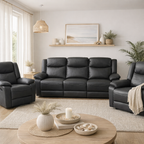 Preston Manual Recliner Lounge Suite -3 Seater + 2 Armchairs (3RR+1+1)