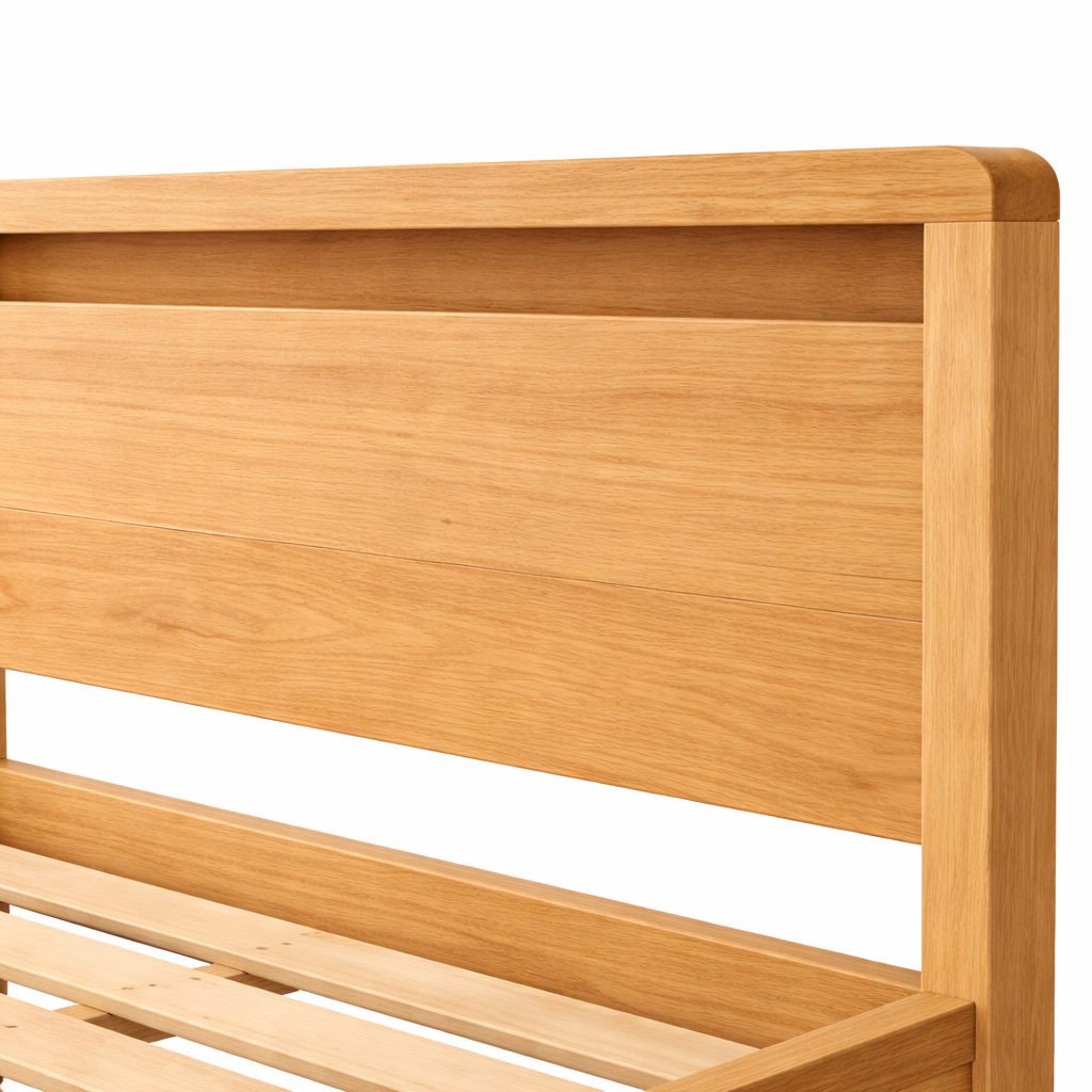 Jade Queen Bed Frame -Solid Timber Look