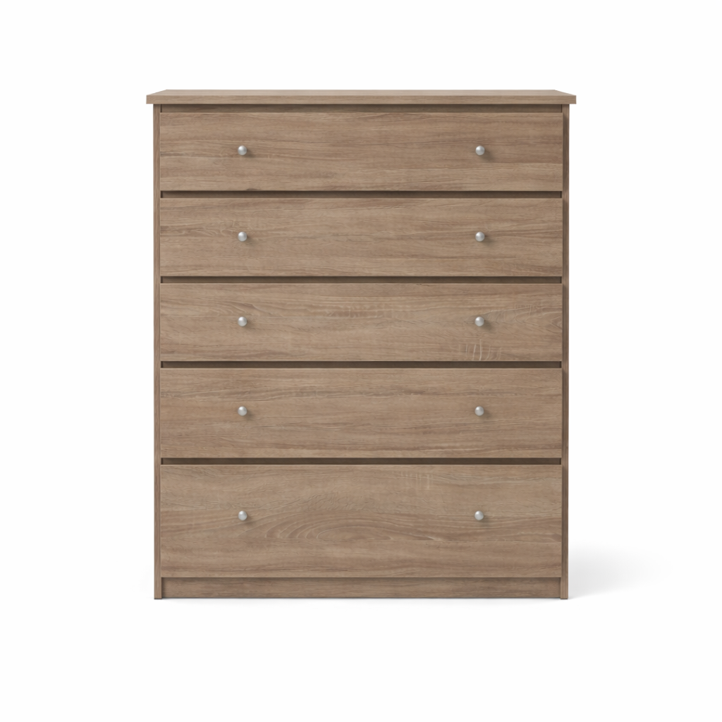 Oakridge Pet-Friendly Tallboy -Scratch Resistant Timber Finish