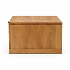 La Mont Lamp Table -Solid Wood Side Table with Storage
